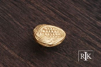 RKI CK-211: 1-1/2" Corn Cabinet Knob - Polished Brass