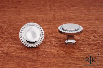 RKI CK-2213-C: 1-1/4" Beaded Cabinet Knob - Polished Chrome