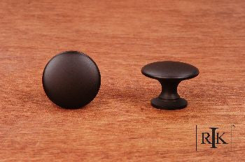 RKI CK-3214-RB: 1-1/4" Flat Face Cabinet Knob - Oil Rubbed Bronze