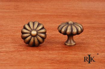 RKI CK-3248-AE: 1-1/2" Melon Cabinet Knob - Antique English