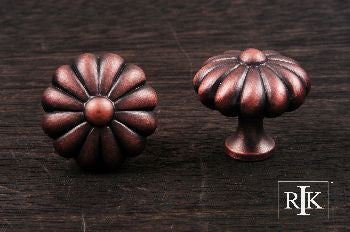 RKI CK-3248-DC: 1-1/2" Melon Cabinet Knob - Distressed Copper