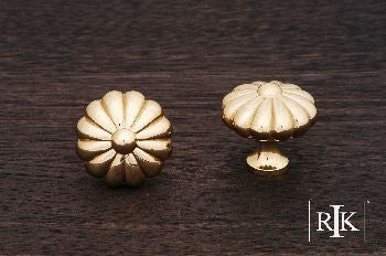 RKI CK-3248-T: 1-1/2" Melon Cabinet Knob - Polished Brass