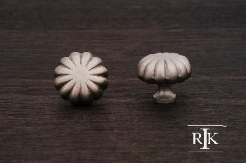 RKI CK-3249-SP: 1-1/4" Smooth Melon Cabinet Knob - Pewter