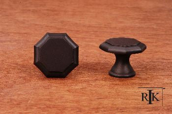 RKI CK-3252-RB: 1-1/4" Octagonal Cabinet Knob - Oil Rubbed Bronze