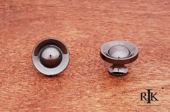 RKI CK-414-N: 1-1/4" French Contoured Cabinet Knob - Black Nickel