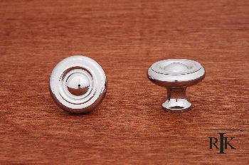 RKI CK-4244-C: 1-1/4" Solid Georgian Cabinet Knob - Polished Chrome