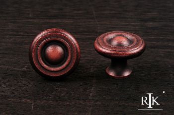 RKI CK-4244-DC: 1-1/4" Solid Georgian Cabinet Knob - Distressed Copper