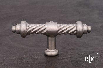 RKI CK-701-P: Large Twisted Knob - Pewter