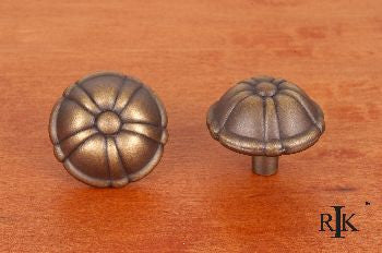 RKI CK-703-AE: 1-1/2" Large Petal Cabinet Knob - Antique English