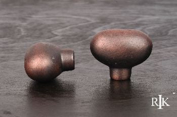RKI CK-710-DC: Distressed Heavy Egg Cabinet Knob - Distressed Copper