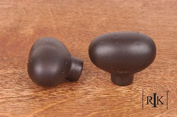 RKI CK-710-RB: Distressed Heavy Egg Cabinet Knob - Oil Rubbed Bronze