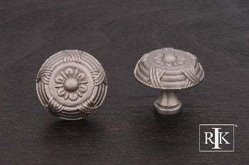 RKI CK-753-P: 1-1/2" Large Crosses And Petals Cabinet Knob - Pewter