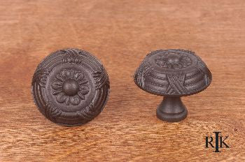 RKI CK-753-RB: 1-1/2" Large Crosses And Petals Cabinet Knob - Oil Rubbed Bronze