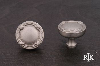 RKI CK-755-P: 1-1/4" Lines And Crosses Cabinet Knob - Pewter