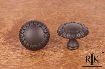 RKI CK-758-RB: 1-1/2" Large Petals at Edge Cabinet Knob - Oil Rubbed Bronze