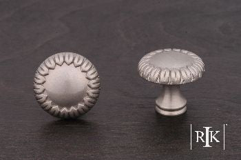 RKI CK-759-P: 1-1/4" Small Petals at Edge Cabinet Knob - Pewter