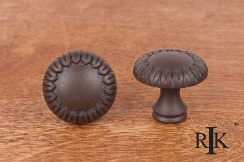 RKI CK-759-RB: 1-1/4" Small Petals at Edge Cabinet Knob - Oil Rubbed Bronze