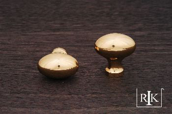 RKI CK-8215-B: Football Cabinet Knob - Polished Brass