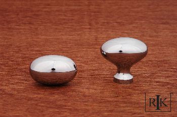 RKI CK-8216-C: 7/8" Oval Cabinet Knob - Polished Chrome