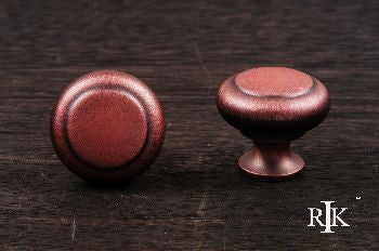 RKI CK-91-DC: 1-1/4" Hollow Two-Step Cabinet Knob - Distressed Copper