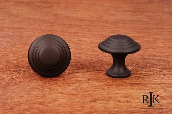 RKI CK-9214-RB: 1-1/4" Truncated Edge Cabinet Knob - Oil Rubbed Bronze