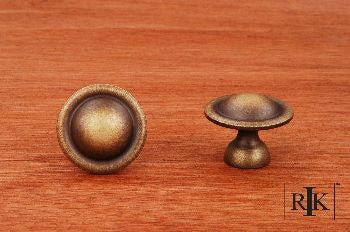 RKI CK-9303-AE: 1-1/4" Smooth Dome Cabinet Knob - Antique English