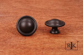 RKI CK-9304-RB: 1-1/2" Smooth Dome Cabinet Knob - Oil Rubbed Bronze