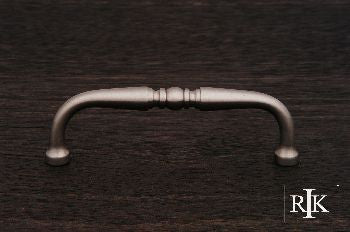 RKI CP-05-P: 3-1/2" cc Decorative D-Handle Cabinet Pull - Pewter