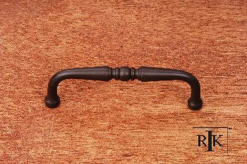 RKI CP-05-RB: 3-1/2" cc Decorative D-Handle Cabinet Pull - Oil Rubbed Bronze