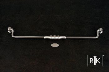 RKI CP-3706-P: 12" cc Beaded Middle Drop Bail Cabinet Pull - Pewter