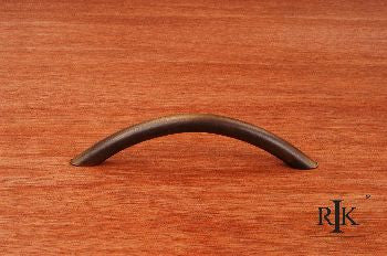 RKI CP-3717-DC: 4" cc Half Moon Cabinet Pull - Distressed Copper