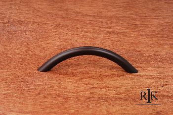 RKI CP-3717-RB: 4" cc Half Moon Arch Cabinet Pull - Oil Rubbed Bronze