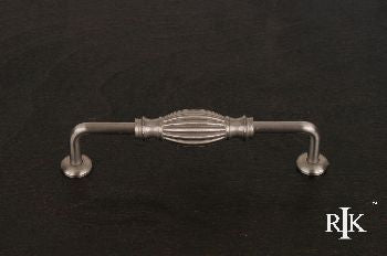 RKI CP-3718-P: 5" cc Indian Drum D-Handle Cabinet Pull - Pewter