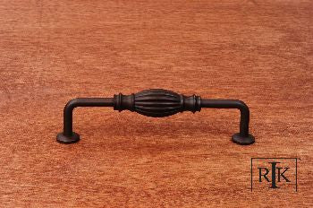 RKI CP-3718-RB: 5" cc Indian Drum D-Handle Cabinet Pull - Oil Rubbed Bronze