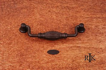 RKI CP-3721-RB: 5" cc Indian Drum Drop Bail Cabinet Pull - Oil Rubbed Bronze