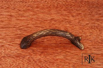 RKI CP-401-AE: 3" cc Branch Cabinet Pull - Antique English