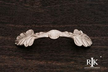 RKI CP-402-P: 3" cc Two Leaf Arch Cabinet Pull - Pewter