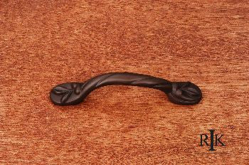 RKI CP-404-RB: 3" cc Wavy Cabinet Pull  - Oil Rubbed Bronze