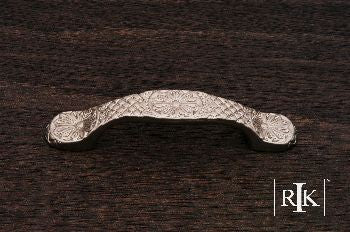 RKI CP-406-P: 3" cc Flowery Ornate Cabinet Pull - Pewter