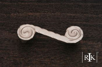 RKI CP-407-P: 3" cc Waves at End Cabinet Pull - Pewter