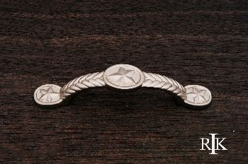 RKI CP-409-P: 3" cc Rugged Texas Star Cabinet Pull - Pewter