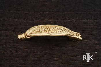 RKI CP-411: 3" cc Corn Cabinet Pull - Polished Brass