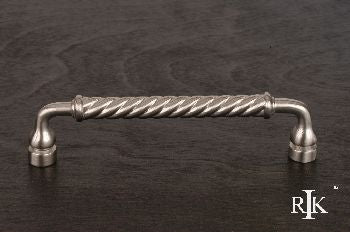 RKI CP-801-P: 5" cc Twisted Cabinet Pull - Pewter