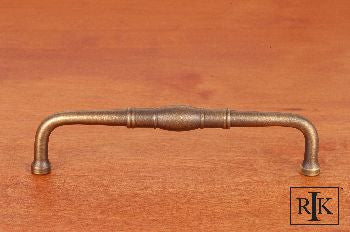 RKI CP-808-AE: 5" cc Barrel Middle Cabinet Pull - Antique English