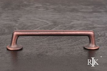 RKI CP-810-DC: 6" cc Distressed Rustic Cabinet Pull - Distressed Copper