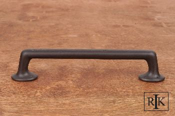 RKI CP-810-RB: 6" cc Distressed Rustic Cabinet Pull - Oil Rubbed Bronze