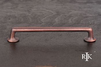 RKI CP-811-DC: 8" cc Distressed Rustic Cabinet Pull - Distressed Copper