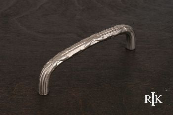 RKI CP-857-P: 5" cc Lines And Crosses Cabinet Pull - Pewter