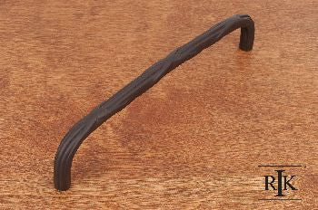 RKI CP-858-RB: 8" cc Lines And Crosses Cabinet Pull - Oil Rubbed Bronze
