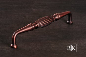 RKI PH-4718-DC: 12" cc Indian Drum Appliance Pull - Distressed Copper